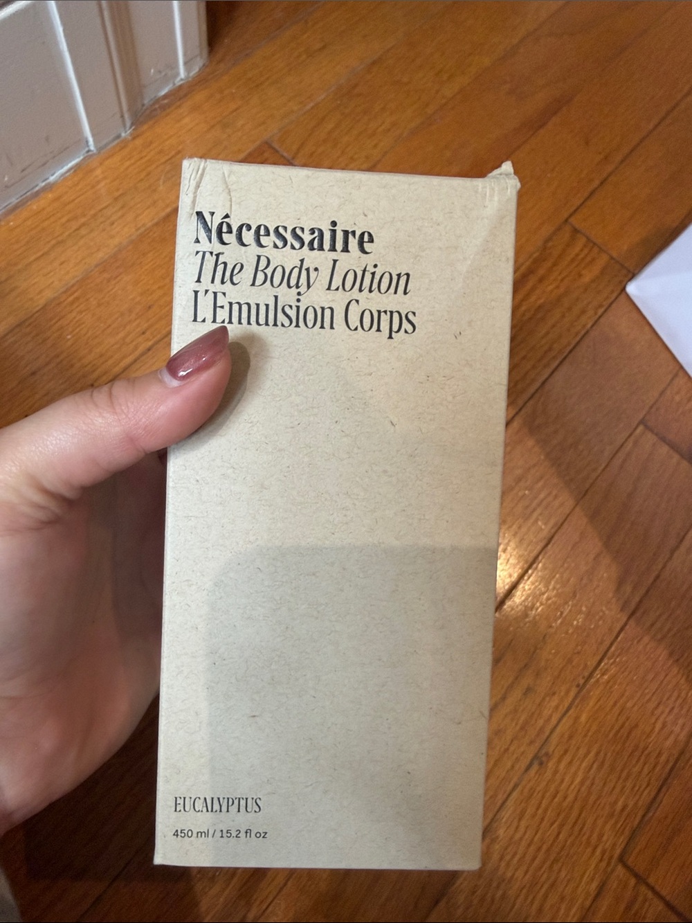 Necessaire The Body Lotion Eucalyptus 450ml Bottle with Pump NWT NEVER USED
